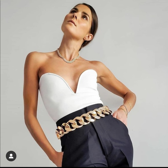 Sold Mango Chunky Chain Belt 